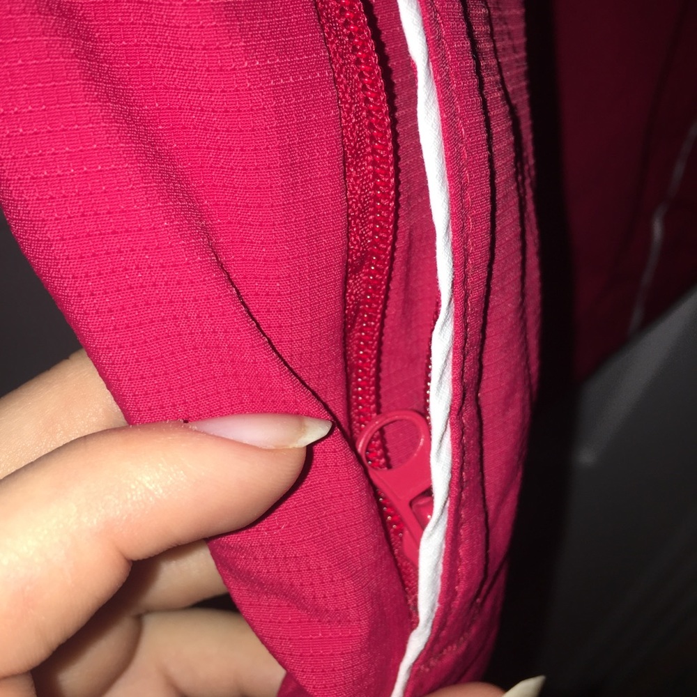 Red Bauer zip up coat - Picture 4 of 7